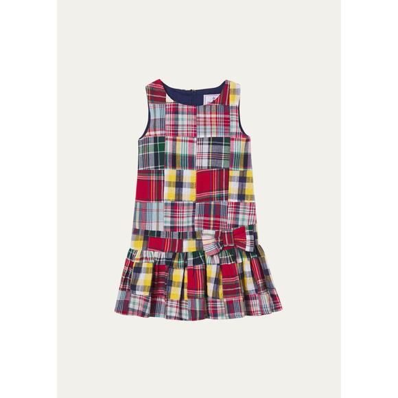 Classic Prep Girl's Cameron Plaid Drop Waist Dress, Size 2T NWT - Picture 1 of 6